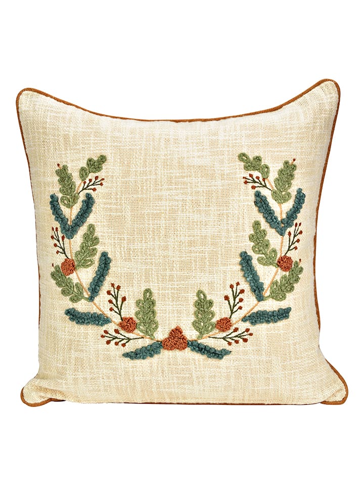 G. Wurm Poszewka "Christmas Tree" w kolorze beżowym na poduszkę - 45 x 45 cm rozmiar: onesize