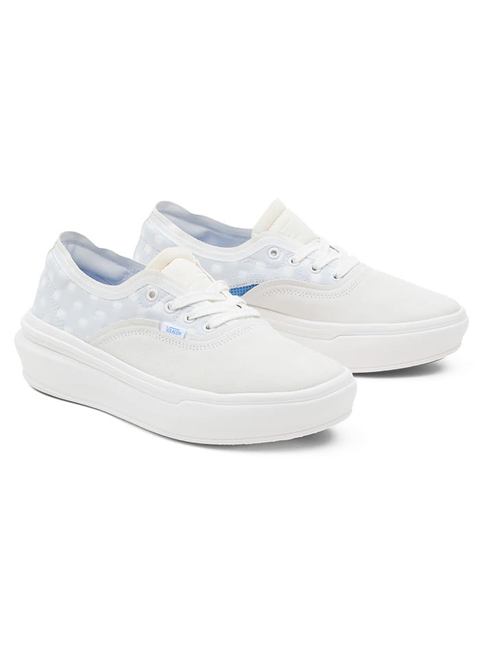 Vans Skórzane sneakersy "Authentic Overt CC" w kolorze biało-błękitnym rozmiar: 36,5