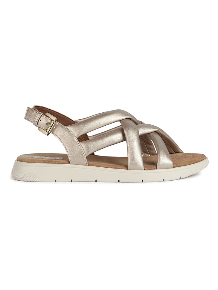 Geox Sandały "Dandra" w kolorze srebrnym rozmiar: 38