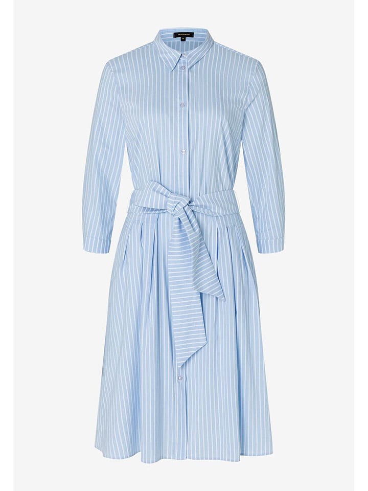 More & More Sukienka w kolorze błękitno-białym rozmiar: 40