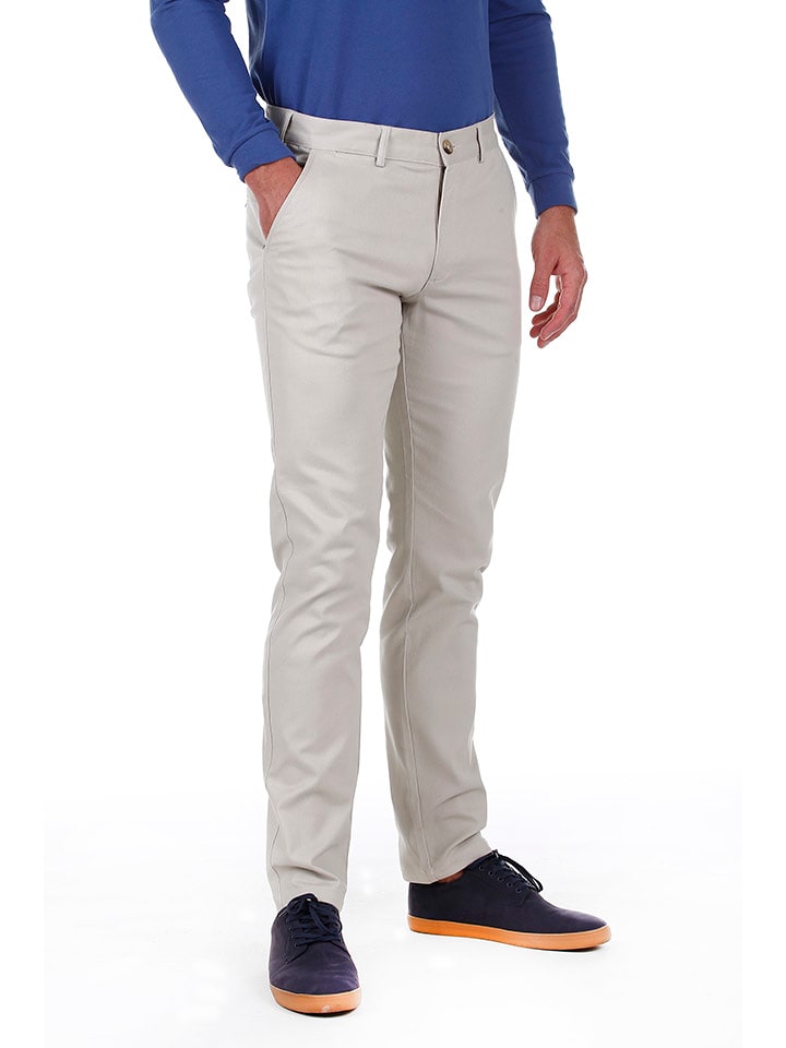 The Time of Bocha Spodnie chino w kolorze szarym rozmiar: 54