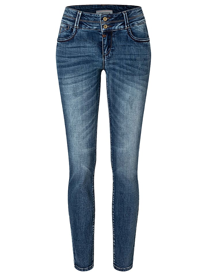 Timezone Dżinsy "Aleena" - Slim fit - w kolorze niebieskim rozmiar: W30/L34