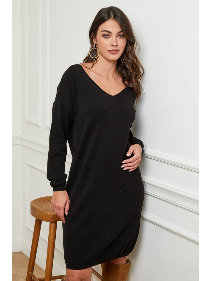 Joséfine Sukienka "Daylee" w kolorze czarnym rozmiar: M