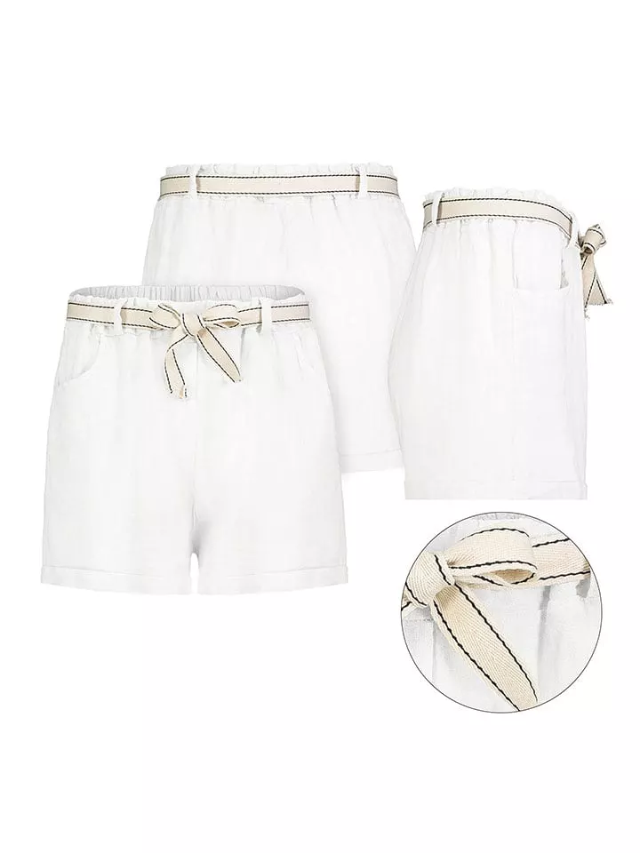 Eight2Nine Szorty w kolorze białym rozmiar: M/L