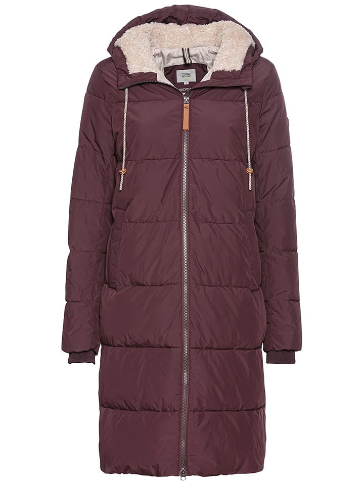 Camel Active Płaszcz zimowy w kolorze bordowym rozmiar: 40