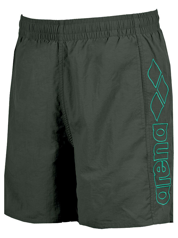 Arena Szorty kąpielowe "Berryn" w kolorze ciemnozielonym rozmiar: S