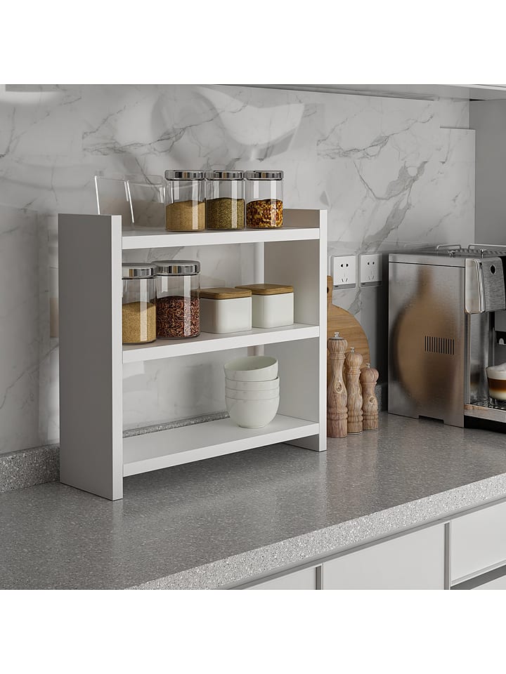 Scandinavia Concept Regał kuchenny "Cosmic" w kolorze białym - 44 x 40 x 10 cm rozmiar: onesize