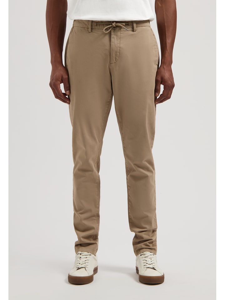 DSTREZZED Spodnie chino w kolorze jasnobrązowym rozmiar: W30