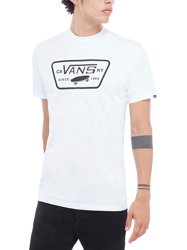 Vans Koszulka "Full Patch" w kolorze białym rozmiar: XL