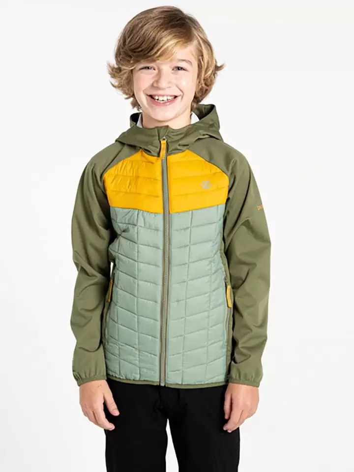 Dare 2b Kurtka hybrydowa "Explore II" w kolorze zielono-żółtym rozmiar: 128