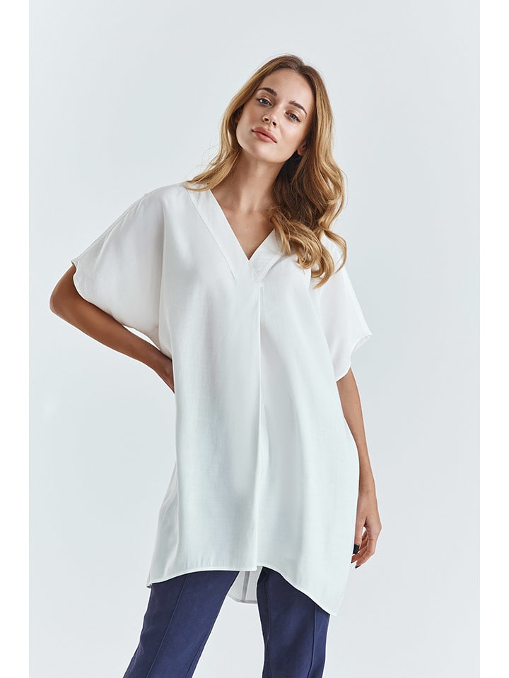 TATUUM Tunika w kolorze białym rozmiar: 38