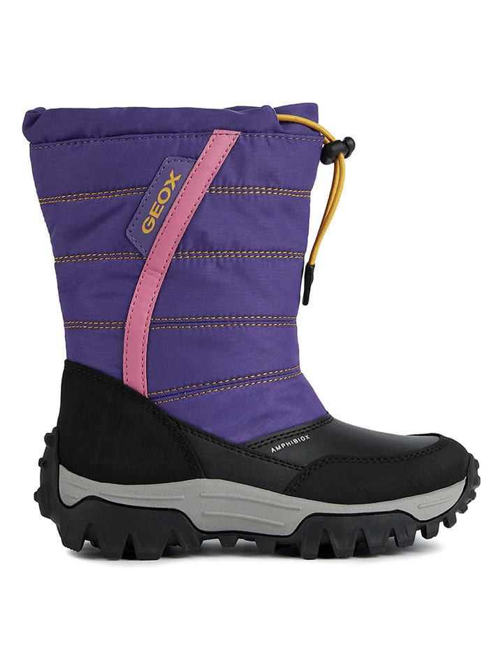 Geox Kozaki zimowe "Himalaya" w kolorze fioletowym rozmiar: 30