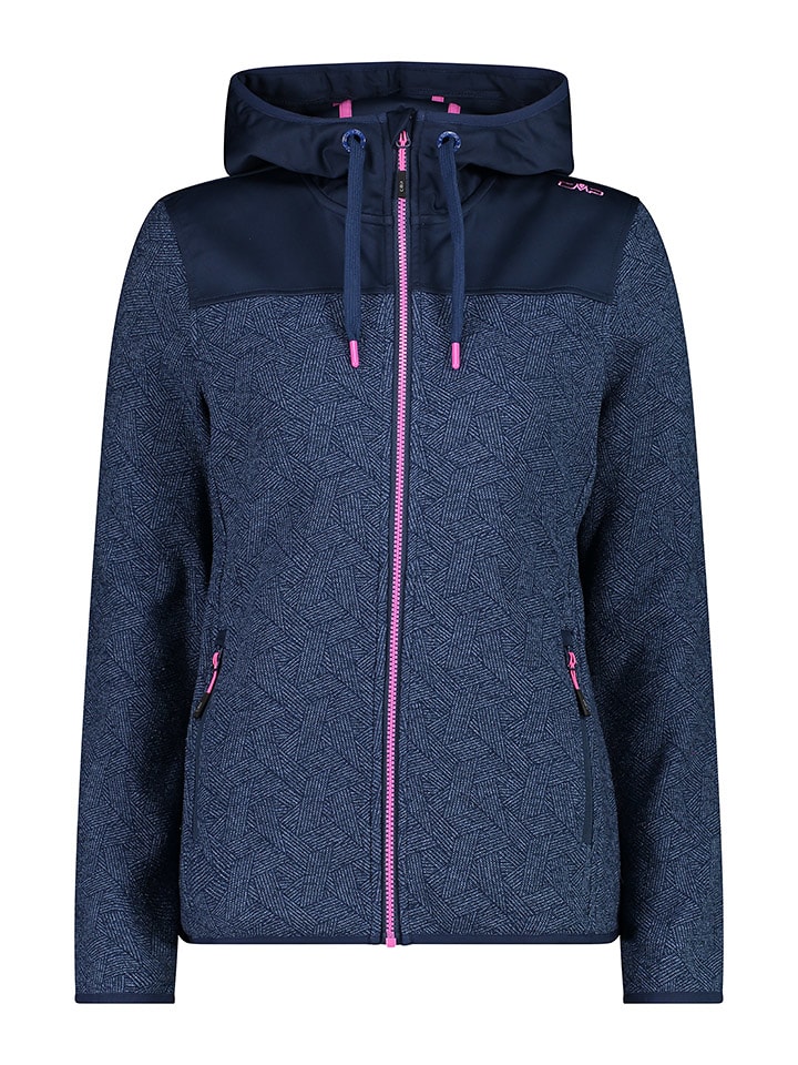 Kurtka polarowa w kolorze granatowym