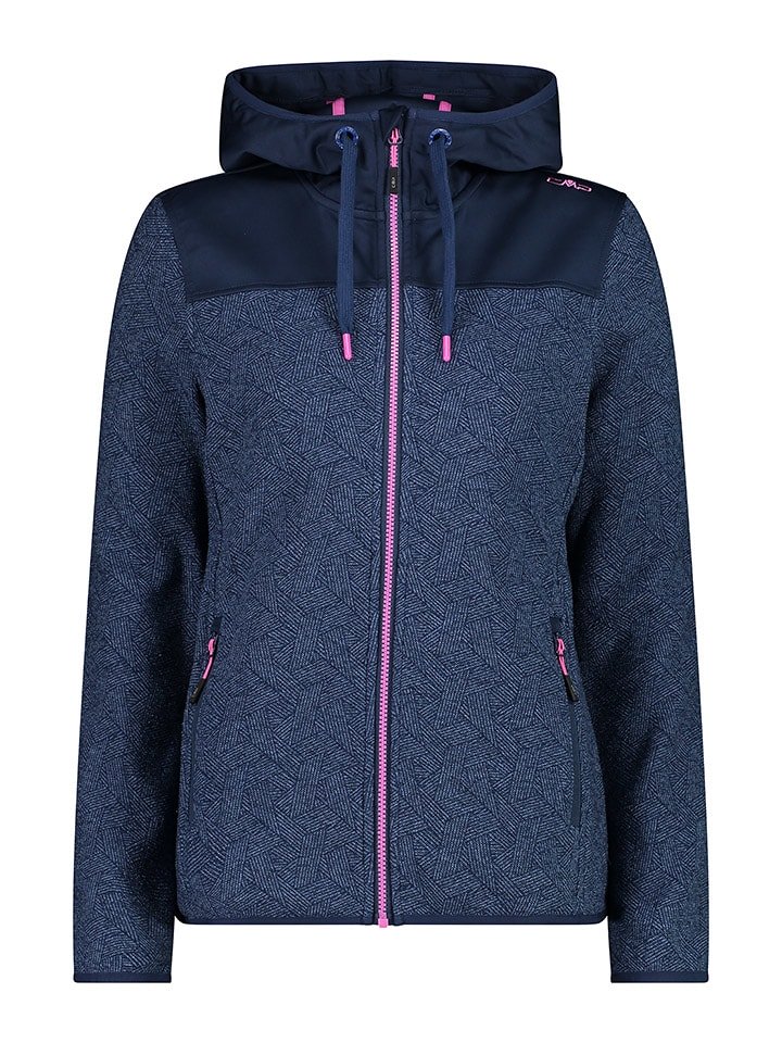 Kurtka polarowa w kolorze granatowym