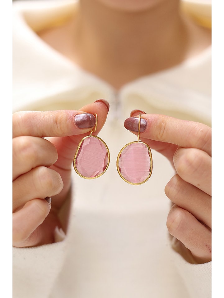 L'Atelier de Gaia Pozłacane kolczyki z elementami ozdobnymi rozmiar: onesize