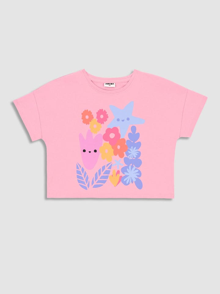 MOKIDA Koszulka w kolorze różowym rozmiar: 140