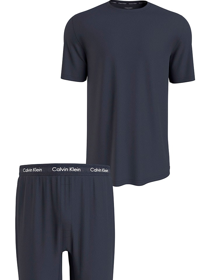 CALVIN KLEIN UNDERWEAR Piżama w kolorze granatowym rozmiar: L