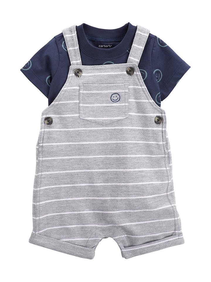 carter's 2-częściowy zestaw w kolorze szarym rozmiar: 68
