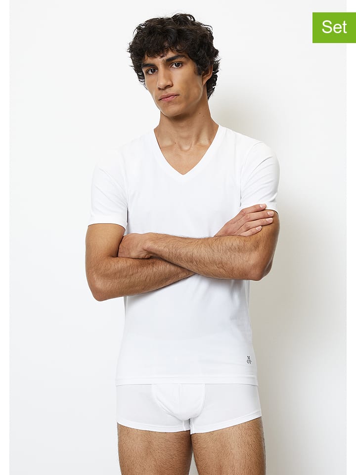 Marc O´Polo Koszulki (3 szt.) w kolorze białym rozmiar: M