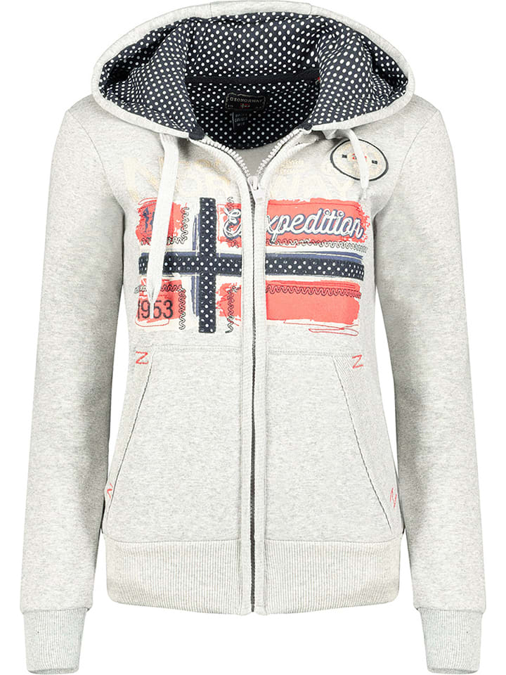 Geographical Norway Bluza "Farlotte" w kolorze jasnoszarym rozmiar: L