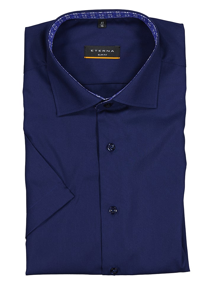 Eterna Koszula w kolorze granatowym rozmiar: 41