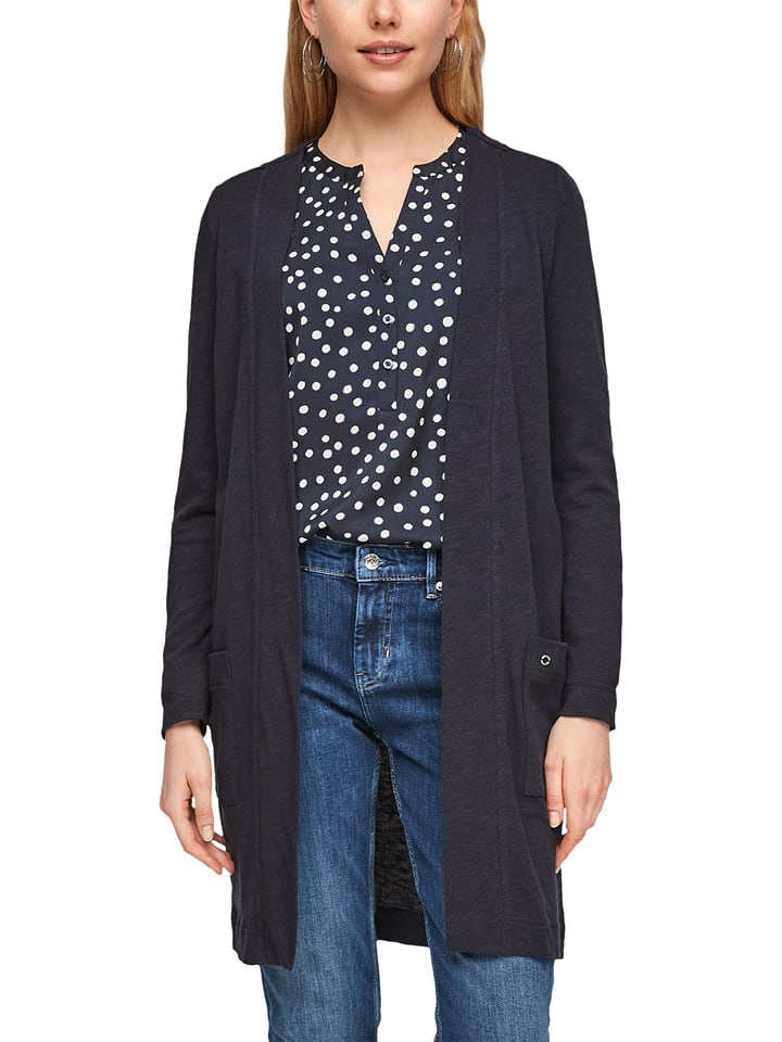 s.Oliver Kardigan w kolorze granatowym rozmiar: 42