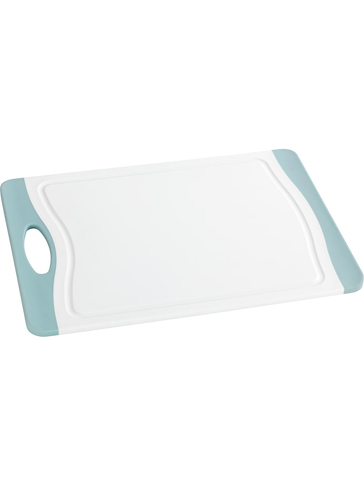 Wenko Deska "Easy" w kolorze biało-błękitnym do krojenia - 39,5 x 28 cm rozmiar: onesize