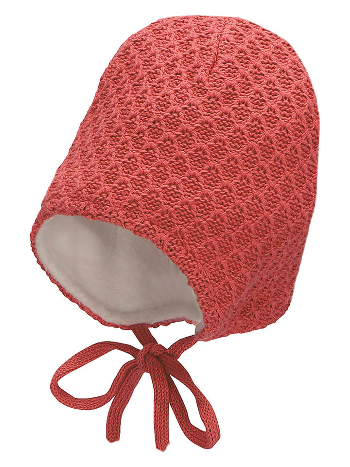 Sterntaler Dzianinowa czapka w kolorze czerwonym rozmiar: 37 cm