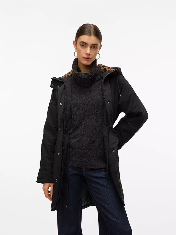 Vero Moda Parka w kolorze czarnym rozmiar: XS