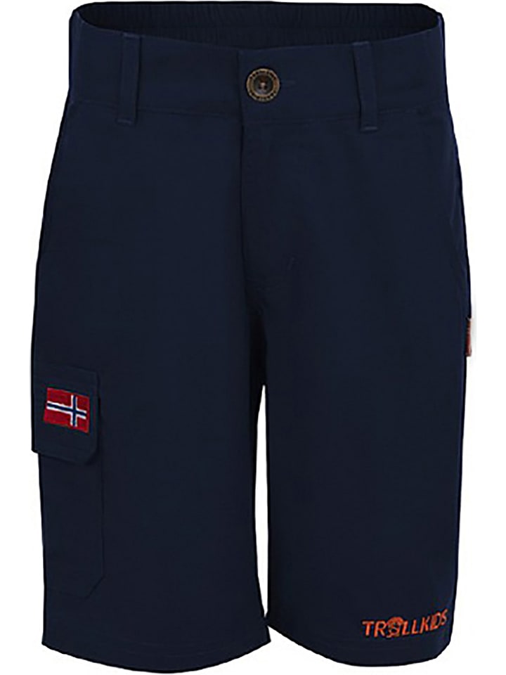 Trollkids Szorty funkcyjne "Sandefjord XT" w kolorze granatowym rozmiar: 140