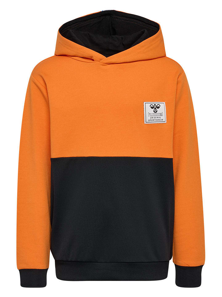 Hummel Bluza "Ozzy" w kolorze czarno-pomarańczowym rozmiar: 116