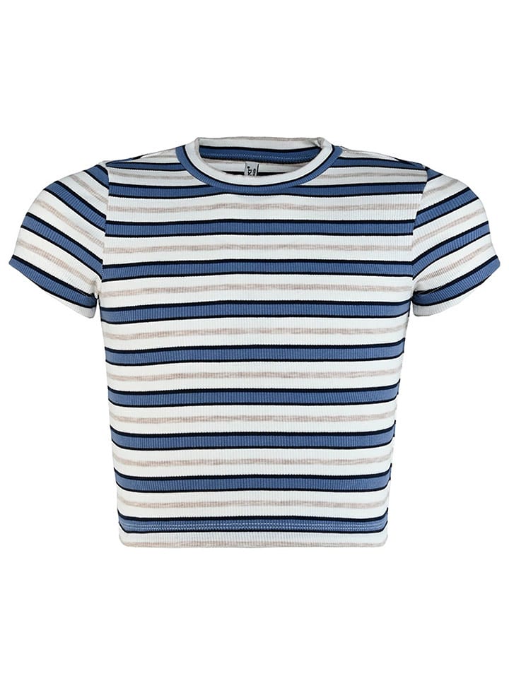 Blue Effect Koszulka w kolorze granatowo-beżowym rozmiar: 140