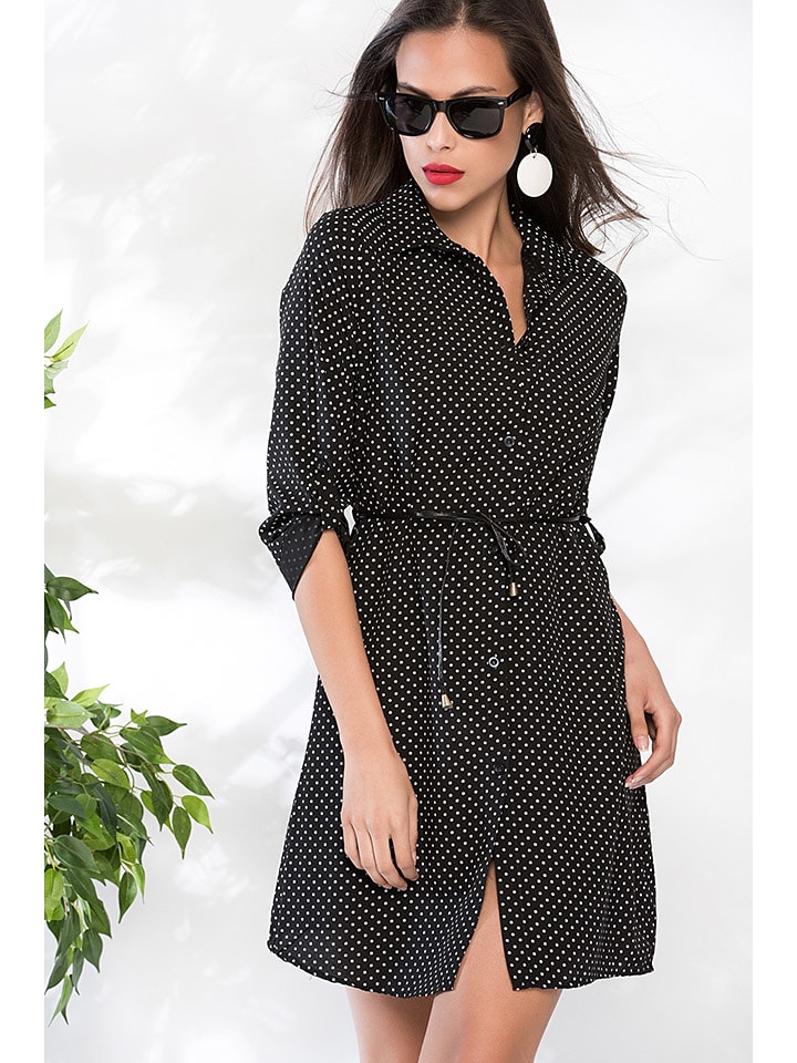 Milan Kiss Sukienka w kolorze czarnym rozmiar: L