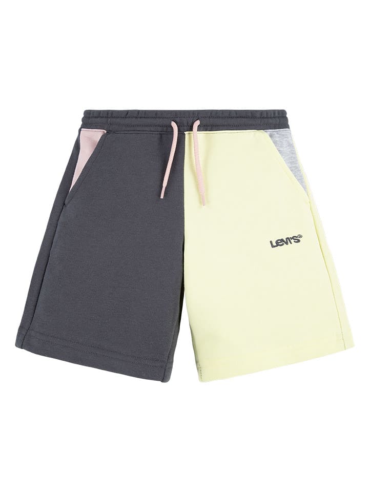 Levi's Kids Szorty w kolorze żółto-antracytowym rozmiar: 164