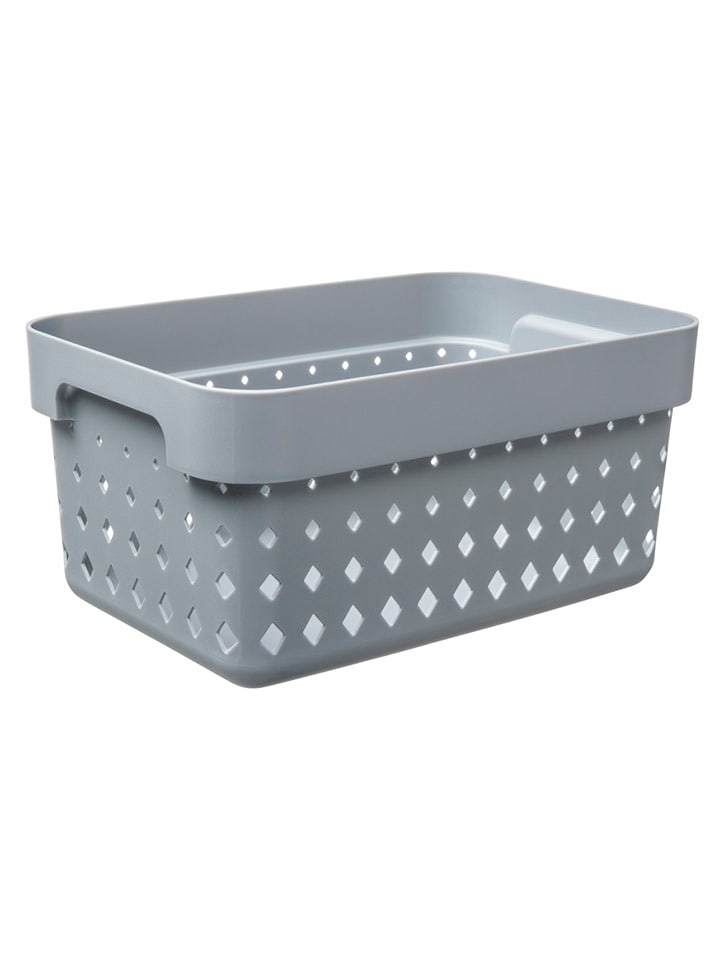 NHG Kosz w kolorze szarym - 18 x 12,6 x 26 cm rozmiar: onesize