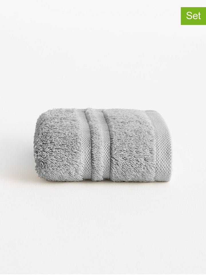 Pierre Cardin Ręczniki (2 szt.) "Premium" w kolorze szarym dla gości rozmiar: 30x50 cm