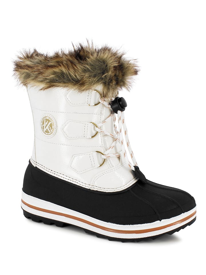 Kimberfeel Kozaki zimowe "Diana" w kolorze białym rozmiar: 34