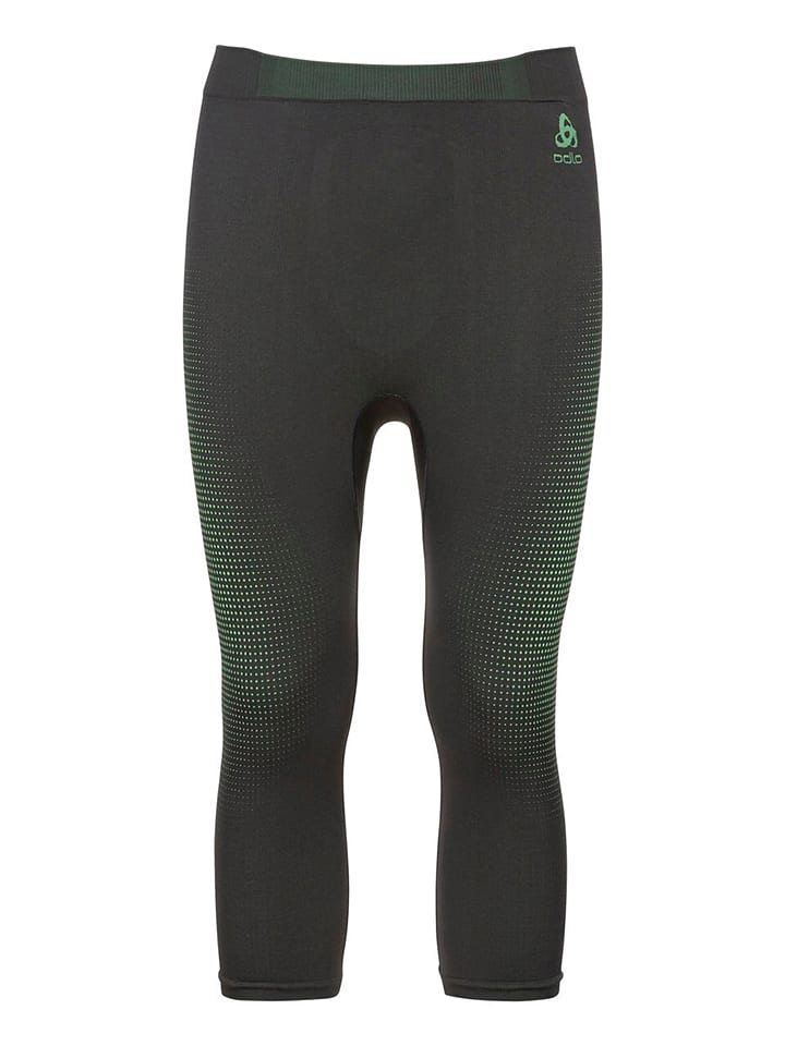 Odlo Kalesony funkcyjne "Performance" w kolorze zielono-antracytowym rozmiar: L