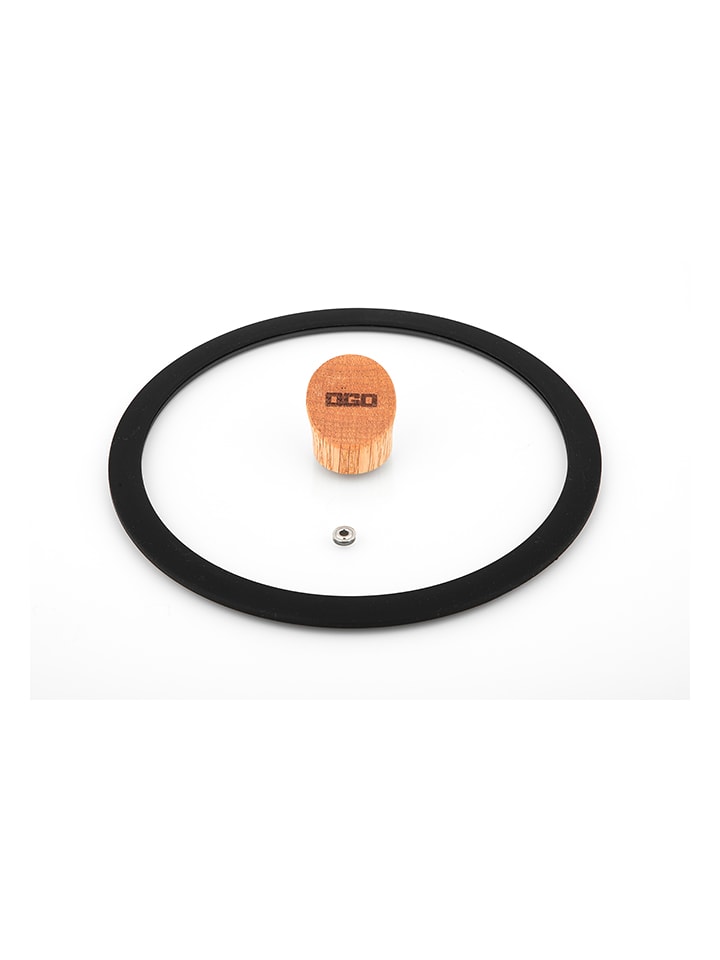 Ogo Living Pokrywka "Ector" w kolorze czarno-jasnobrązowym - Ø 20 cm rozmiar: onesize