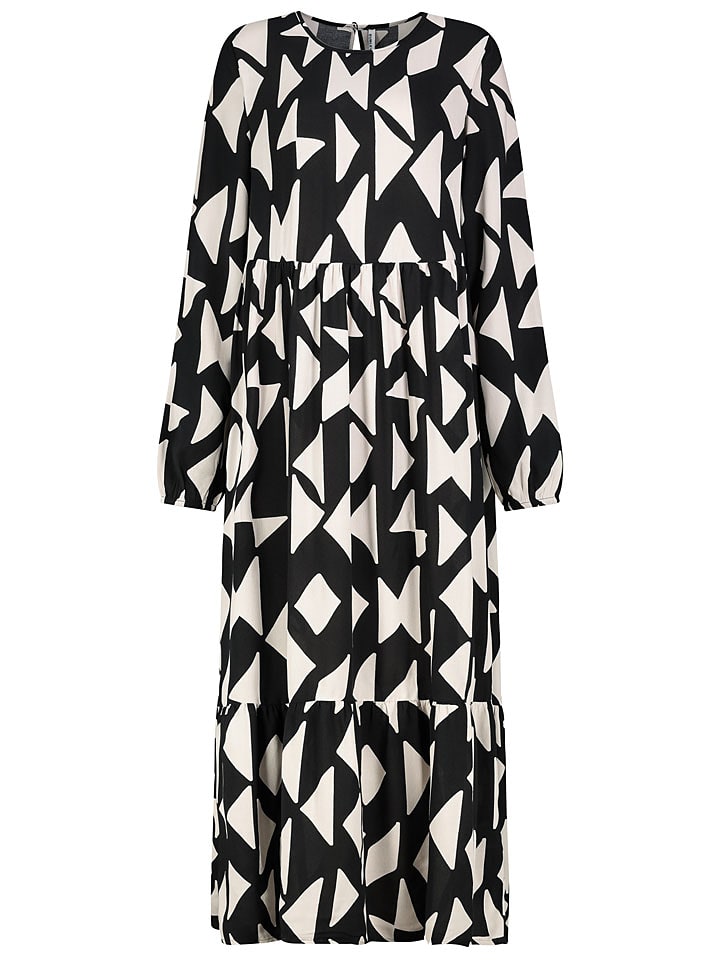 Sublevel Sukienka w kolorze czarno-kremowym rozmiar: XXL