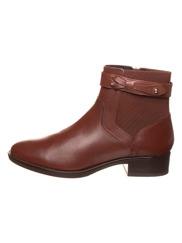 Geox Sztyblety "Felicity" w kolorze jasnobrązowym rozmiar: 37