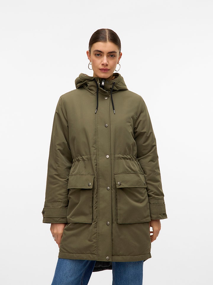 Vero Moda Parka w kolorze khaki rozmiar: M