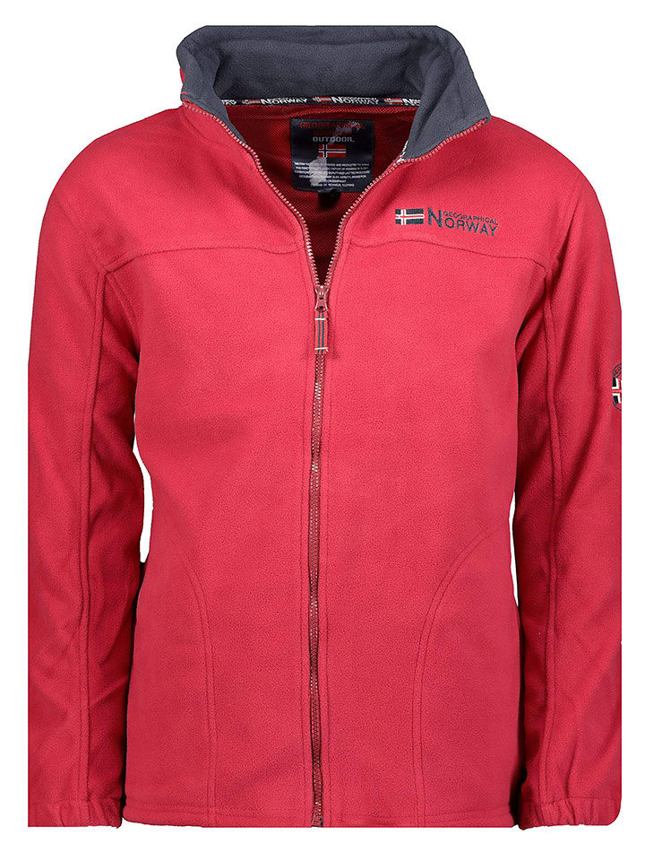 Geographical Norway Kurtka polarowa "Tamazonie" w kolorze czerwonym rozmiar: XXL