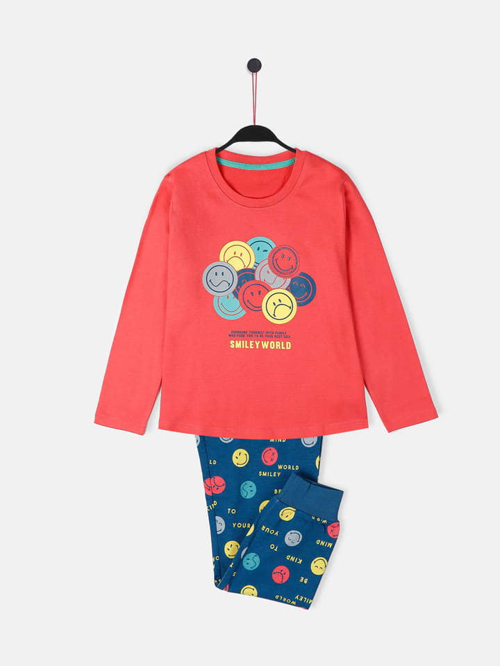 admas Piżama w kolorze niebiesko-czerwonym rozmiar: 164