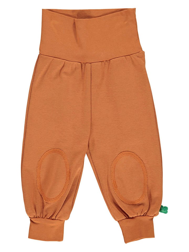 Fred´s World by GREEN COTTON Spodnie dresowe w kolorze jasnobrązowym rozmiar: 74