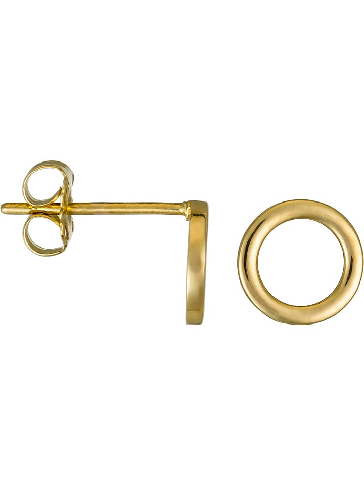 OR ÉCLAT Złote kolczyki-wkrętki "Oh oui" rozmiar: onesize