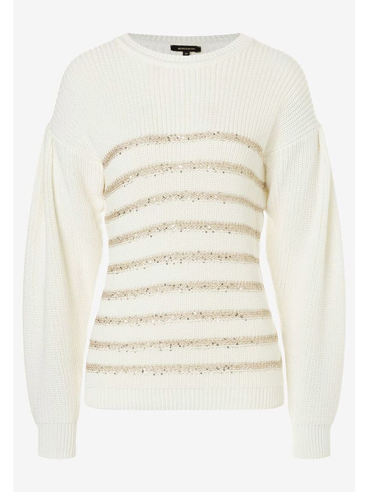 More & More Sweter w kolorze kremowym rozmiar: 42