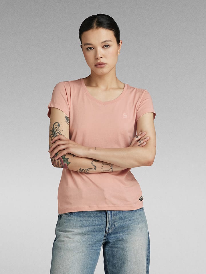 G-Star Koszulka w kolorze łososiowym rozmiar: L