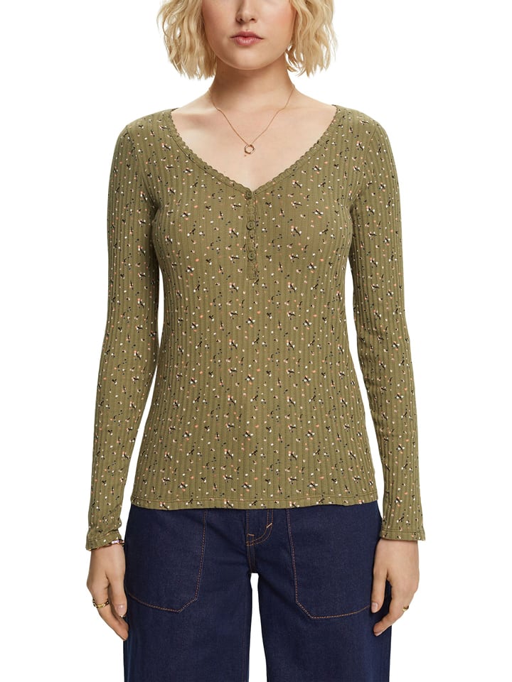 ESPRIT Koszulka w kolorze khaki rozmiar: XL