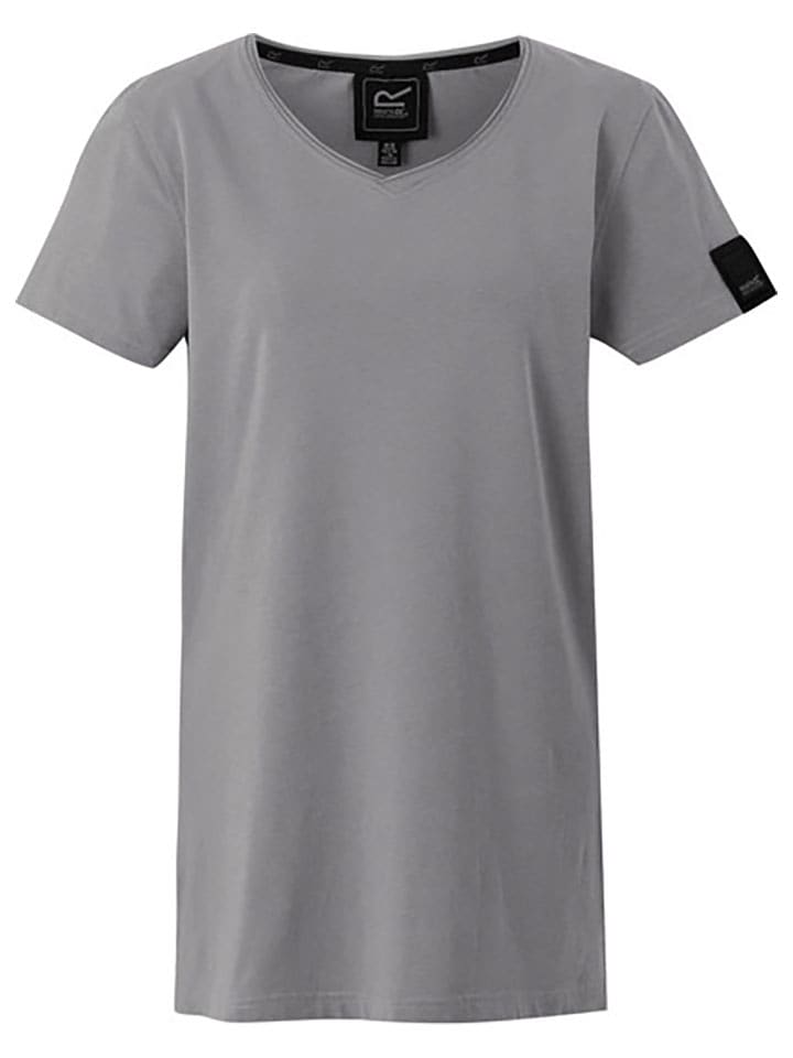 Regatta Koszulka "Elkie" w kolorze szarym rozmiar: 40